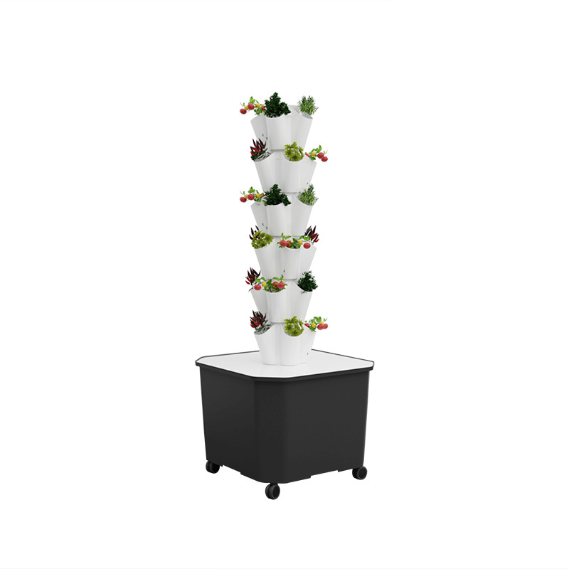 Vertical hydroponic tower Home - đánh giá và giá Hydroponic Tower Planter