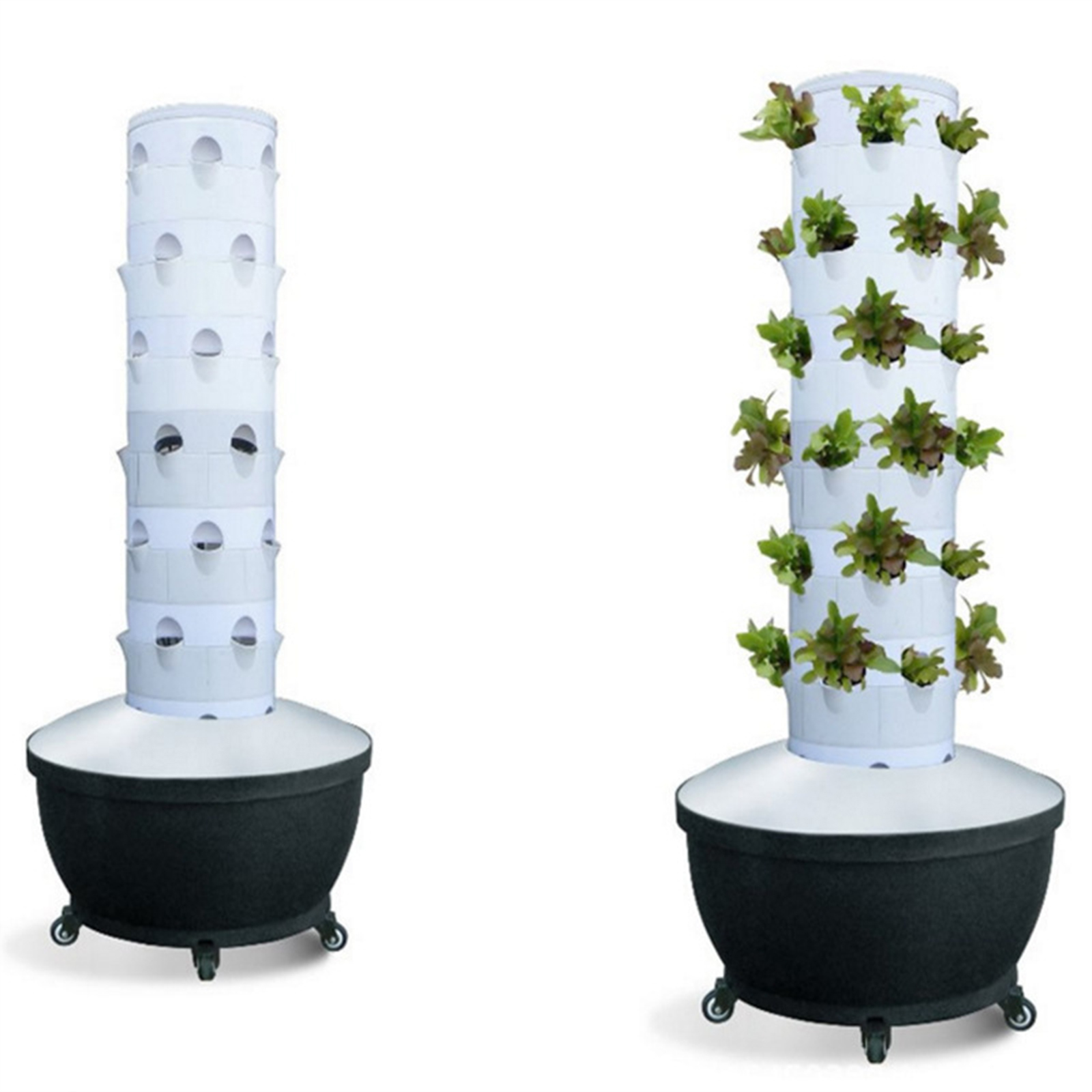3/5 Hole Detachable PP Coloniz - đánh giá và giá Hydroponic Tower Planter