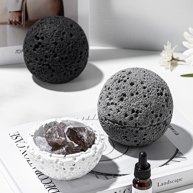 Volcano Rock Planet Sculpture  - đánh giá và giá Air Stone Diffuser