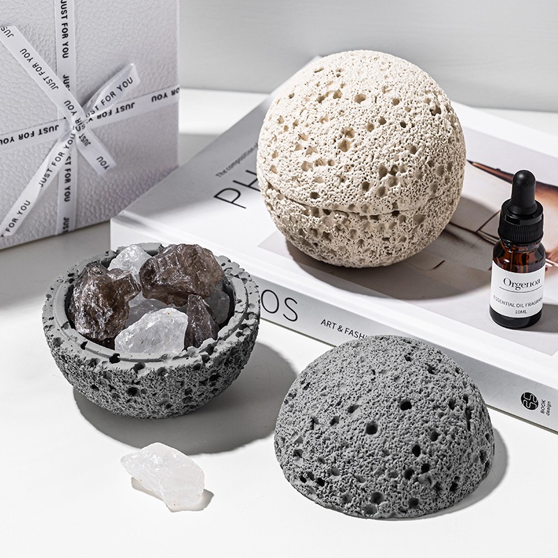 Volcano Rock Planet Sculpture  - đánh giá và giá Air Stone Diffuser